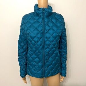Uniqlo Women’s Teal Down Insulated Lightweight Packable Quilt Jacket Large